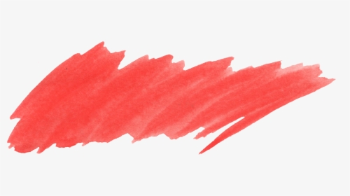 37 Red Watercolor Brush Stroke Vol - Red Watercolor Png, Transparent Png, Transparent PNG