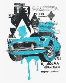 Blouse Vintage Compassionate T-shirt Printing Blood - Vintage Car Poster Png, Transparent Png, Transparent PNG