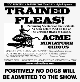 Acme Miniature Flea Circus - Poster, HD Png Download, Transparent PNG