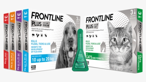 Frontline Spot On Flea Treatment For Cats And Dogs - Frontline Plus Range, HD Png Download, Transparent PNG