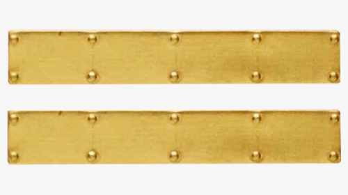 1 Inch Scale Brass Dollhouse Door Kick Plate - Plank, HD Png Download, Transparent PNG