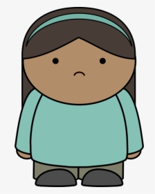 Cheek,fictional Character,green - Cartoon Sad Girl, HD Png Download, Transparent PNG