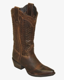 Rawhide By Abilene 12 Inch Brown Scalloped Top Hand - Riding Boot, HD Png Download, Transparent PNG