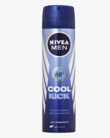 Nivea Men Cool Kick Body Spray 150ml The Brand Outlet - Nivea Deodorant For Men Cool Kick Spray 150ml Png, Transparent Png, Transparent PNG