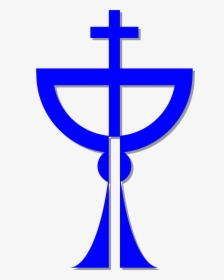 Chalice Cross Clip Arts - Chalice With Cross Png, Transparent Png, Transparent PNG
