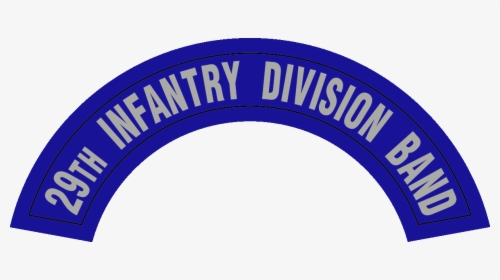 Us Army 29th Inf Div Band Tab - Circle, HD Png Download, Transparent PNG