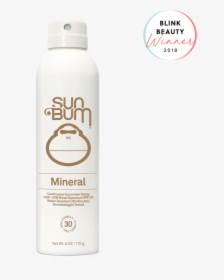 Sun Bum Mineral Sunscreen Spray, HD Png Download, Transparent PNG