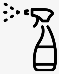 Cleaning Spray Gun Comments - Spray Clipart Black And White, HD Png Download, Transparent PNG