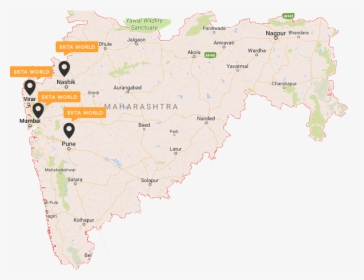 Mumbai Suburban And Mumbai City Map, HD Png Download, Transparent PNG