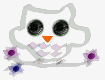 Owl,eye,purple - Penguin, HD Png Download, Transparent PNG