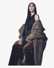 Kim Kardashian Png - Kim Kardashian Max Mara, Transparent Png, Transparent PNG