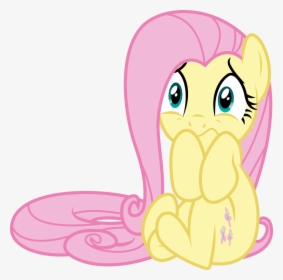 Fluttershy Rainbow Dash Pinkie Pie Pony Applejack - My Little Pony Scared Fluttershy, HD Png Download, Transparent PNG