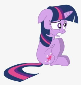Scared Twilight Sparkle By Junkiesnewb - My Little Pony Twilight Sparkle Scary, HD Png Download, Transparent PNG