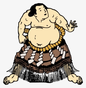 People Clipart Scared Scary - Sumo Wrestler Png, Transparent Png, Transparent PNG
