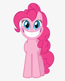 Ryan1942, Grin, Pinkie Pie, Safe, Simple Background, - Pinkie Pie Smile, HD Png Download, Transparent PNG