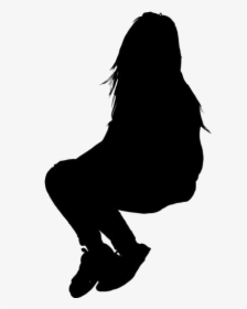 Alone Girl Png Transparent Images - Silhouette, Png Download, Transparent PNG