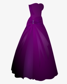Formal Gown Remix Clip Arts - Prom Dress White Background, HD Png Download, Transparent PNG