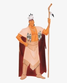 Transparent Pocahontas Png - Chief Powhatan Pocahontas Father, Png Download, Transparent PNG
