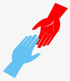 Hands Reaching Out - Helping Hand Clip Art, HD Png Download, Transparent PNG