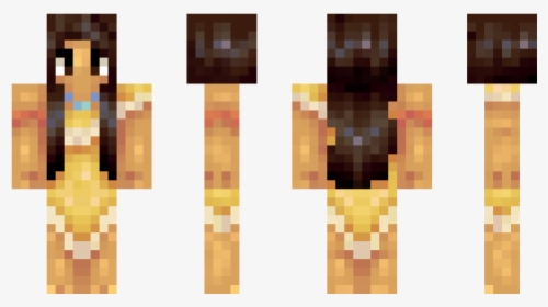 Minecraft Skin Pocahonats, HD Png Download, Transparent PNG