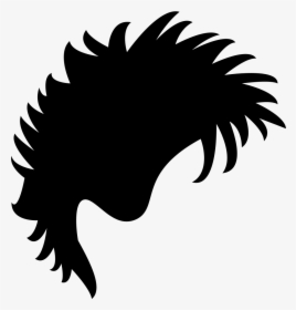 Male Short Black Hair Shape Comments - Male Hair Vector Png, Transparent Png, Transparent PNG