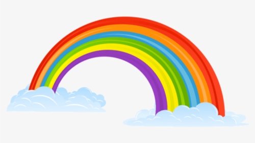 Free Png Download Rainbow With Clouds Png Images Background - Rainbow With Clouds Png, Transparent Png, Transparent PNG