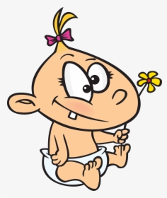 Cartoon Baby Girl , Png Download - Baby Ron Leishman Clipart, Transparent Png, Transparent PNG