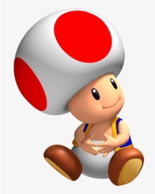 Mario Vector Clipart Psd - Super Mario Toad Transparent Background, HD Png Download, Transparent PNG