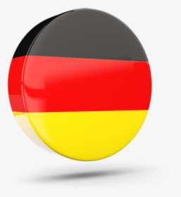 Glossy Round Icon 3d - Germany Flag 3d Icon, HD Png Download, Transparent PNG