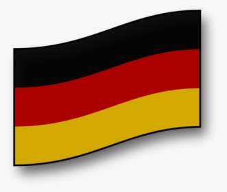 German Flag Vector Drawing - Bandera Alemana Ondeando, HD Png Download, Transparent PNG