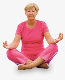 Adult Meditation - Sitting, HD Png Download, Transparent PNG