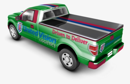 Back View Green - Back View Of Pickup Truck, HD Png Download, Transparent PNG
