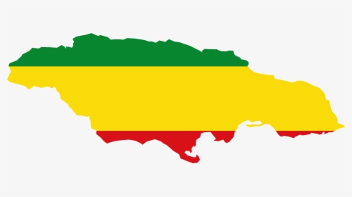 Flag Map Of Jamaica - Map Of Jamaica Vector, HD Png Download, Transparent PNG