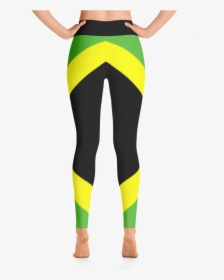 Jamaican Flag Yoga Leggings - Tights, HD Png Download, Transparent PNG