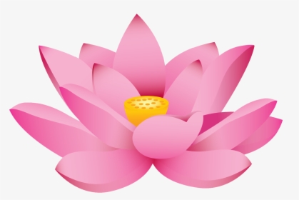 Lotus Flower Cartoon Png, Transparent Png, Transparent PNG