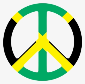 Jamaica Flag Emoji - Peace Symbols, HD Png Download, Transparent PNG