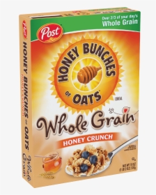 Packaging Of Honey Bunches Of Oats Whole Grain Honey - Honey Bunches Of Oats Whole Grain, HD Png Download, Transparent PNG