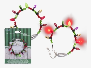 Multi Coloured Plastic Bracelet With Pearls With Colour - Rose, HD Png Download, Transparent PNG