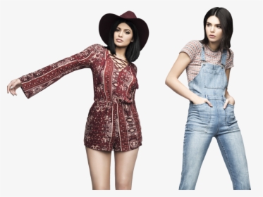 Kylie And Kendall Png, Transparent Png, Transparent PNG
