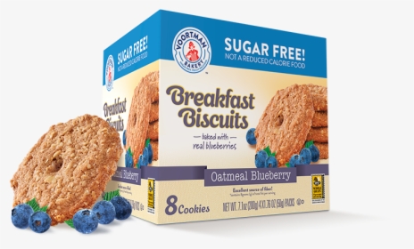 Oatmeal Blueberry Sugar Free Breakfast Biscuits - Voortman Sugar Free Breakfast Biscuits, HD Png Download, Transparent PNG