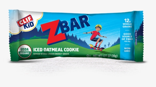Iced Oatmeal Cookie Packaging - Clif Bar Iced Oatmeal, HD Png Download, Transparent PNG