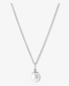 Combination Of An Anchor Chain And Big Pearl Pendant - Locket, HD Png Download, Transparent PNG