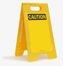 Caution Blank Fold-ups® Floor Sign - Caution Hot, HD Png Download, Transparent PNG