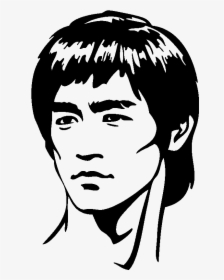 Bruce Lee Cartoon Drawing, HD Png Download, Transparent PNG