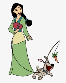 Disney - Mulan And Little Brother, HD Png Download, Transparent PNG