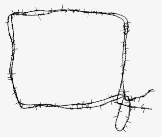 Barbed Wire Border Png - Marcos Png Puas, Transparent Png, Transparent PNG