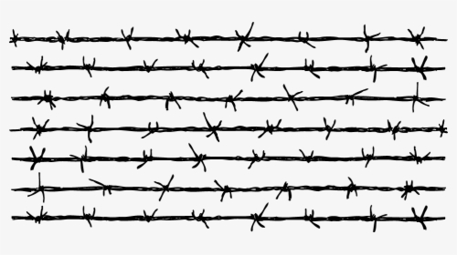 Transparent Barbed Wire Border Png - Barbed Wire Fence Transparent, Png Download, Transparent PNG