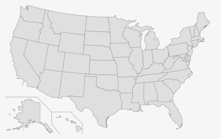 Us Map - United States Clean Map, HD Png Download, Transparent PNG