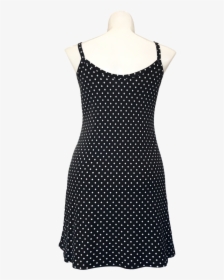 Black And White Polka Dot Slip Dress Greta For Missy - Purple Polka Dot Dress, HD Png Download, Transparent PNG