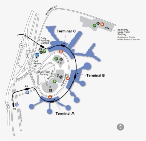 Terminal B Newark Airport Map, HD Png Download, Transparent PNG